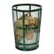 Global Industrial Outdoor Metal Trash Container, 48 Gallon, Green 237634GN - alternate 2